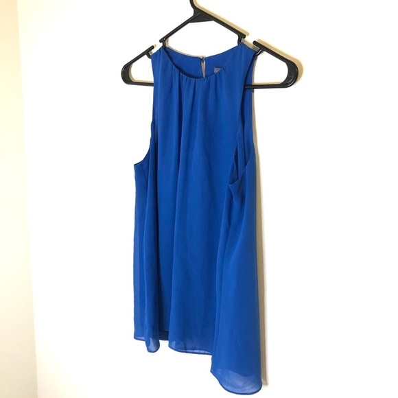 2$30 Vince Camuto - Blue Sleeveless Blouse - S - Picture 3 of 7